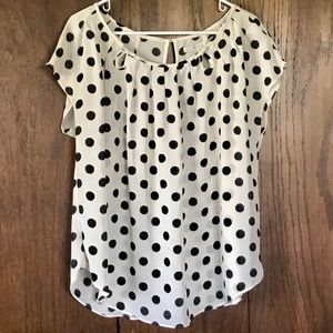 Lauren Conrad • Polka Dot Blouse